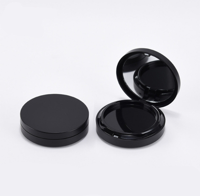 No 2 Layer Cosmetic Makeup Tool Round Empty Compact Powder Case With Private Mirror Printing